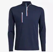 NWT G/FORE Daytona Tech Interlock Golf Pullover Men's Color TWLT XL $185