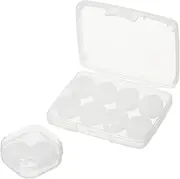 uxcell Silicone Earplugs, 27 Db Noise Cancelling Sleeping Ear Plugs Soft Reusable Moldable with Case for Swimming Travel Snoring Concerts Airplane Shooting Range (10 Pack, White)
