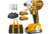Ingco Li-ion Brushless Impact Driver 20V Kit - CIRLI2002S