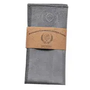 Synthetic Chamois Microfiber Instrument Cleaning & Polishing Charcoal-Grey