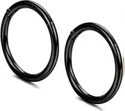 Serenity Sleepers Hypoallergenic Nose Rings 18G 316l Surgical Steel Septum Jewellery Hinged Segment Ring Body Piercing Nose Hoop Lip Rings Nose Helix Cartilage Rook Earrings For Men Women Unisex