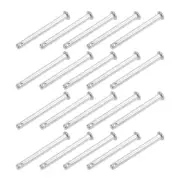 Single Hole Clevis Pins - 5mm x 50mm Flat Head 304 Stainless Steel Pin 20Pcs