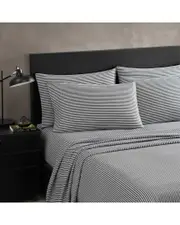 Kenneth Cole New York Twill Stripe Texture Lightweight Sheet Set
