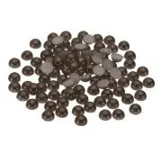 500Pcs Flatback Pearls Beads, 10mm Flatback Pearls, Coffee