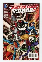 Justice League United #4 NM+ DC Mike McKone Canada Variant 2014 New 52