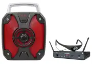 Samson Airline 88 Wireless Headset Mic+6.5" ROCKBOX Speaker 4 Yoga/Spin/Pilates