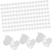 CALLARON 3000pcs Clear Silicone Earring Backs for Studs Comfortable Locking for Hook Earrings Sleek Backings for DIY Accessories