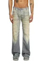 [Diesel] Diesel - Bootcut Jeans - D-Moorix - Jeans - Man - Blue 29 Blue