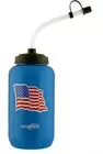 Squeezable Water Bottle Bendable Long Straw - LDPE BPA Free Plastic - Hydration
