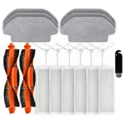 23Pcs for Robot Vacuum S10 Robot Vacuum S12 B106GL Replacement Parts Main Side Brush Hepa Filter Mop Cloth