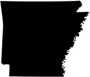Arkansas Natural State Razorback Pride Decal Sticker - Black 5" Vinyl Decal for Cars, Macbooks, and Other Laptops