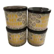 (4) Bath & Body Works LET'S GET EGGCITED Marshmallow Fluff Easter 3-wick Candles