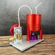 Micro Steam Engine Model Full Metal Engine with Boiler and Alcohol Lamp Science Toys G-008