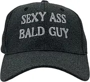 [Crazy Dog T-shirts] Sexy Ass Bald Guy Hat Funny Sarcastic Graphic Novelty Cap