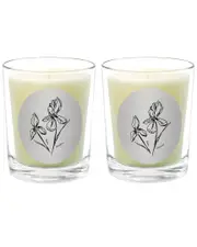 Qualitas Candles Iris Two Scented Beeswax Candle Set