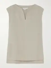 [Max Mara] Max Mara - Colimbo Linen Tank - Ecru - UK 6 UK 6 Ecru