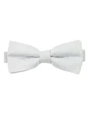 [yd.] Maine Textured Bow Tie in Silver