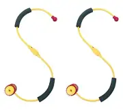 TWO Miracle Cane S Massager Pressure Back knobber Knob Roll Massage Mom Dad GIFT