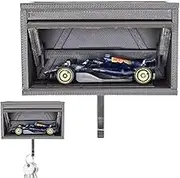 Car Garage Key Holder with Opening Door - Hotwheel Car Garage with Opening Door - Small Key Organizer Wall Mount, Uniques Wall Mount Rack for Auto Enthusiasts, Perfect for Entryway Offices Hallway