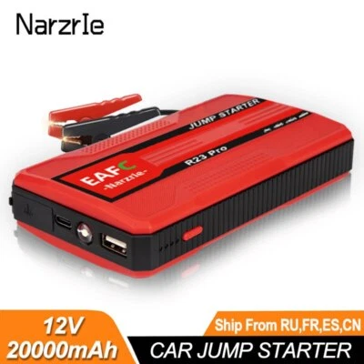 Car Battery Jump Starter 20000mAh Portable Auto Battery Booster Charger 12V