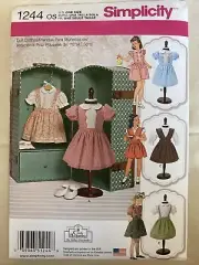 Simplicity 1244 18” Doll Clothes Sewing Pattern - Uncut