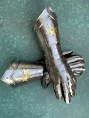 Knight Gauntlets Armor, functional finger Gloves Armour Sca Cosplay LARP Armor