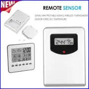 Remote Thermometer Sensor Digital Weather Station New Temperature Humidity