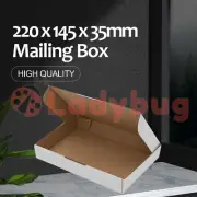 Mailing Box 220 x 145 x 35mm B2 Diecut Mailer DVD video BX6