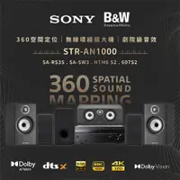 在飛比找PChome24h購物優惠-【SONY 索尼】8K 7.2聲道 環繞擴大機STR-AN1