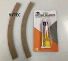 2 X LAWN CYLINDER MOWER CORK DRIVE CONES wth ADHESIVE,FOR SCOTT BONNAR,ROVER, FP