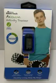 VIvitar KIds Tech Action Activity Tracker Watch Calories Distance Step Blue BN14