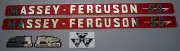 Decal Set for Massey-Ferguson MF 50 MF50 Tractor - Hood/Seat Vinyl Kit - US Made