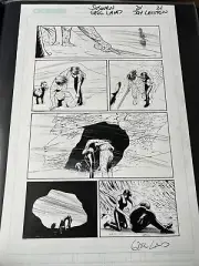 Sojourn # 24 Original Art And Signed By Greg Land Crossgen
