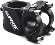 Wake 25.4 Stem 32mm 60mm Bike Stem Mountain Bike Stem Short Handlebar Stem for Most Bicycle, Road Bike, MTB, BMX, Fixie Gear, Cycling (Aluminum Alloy, Black)