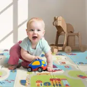 Foldable Baby Play Mat, 200×180 CM Extra Large Waterproof Foam Playmat for Babie