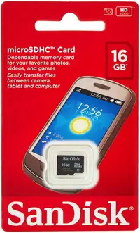 在飛比找Yahoo!奇摩拍賣優惠-SANDISK TF 16G 16GB MICROSD 記憶