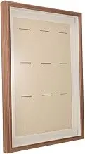 GARVALON Medal Display Frame for Home Shadow Case Photo Holder Gold Frame Magnetic Display Case for Family