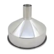 304 Stainless Steel Funnel Large With Filter Household Wine And Oil Funnel Extra-large Industrial Hopper 1pcs 200-25mm