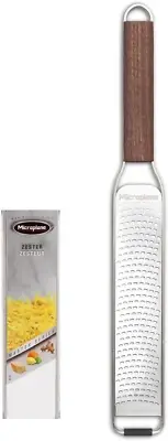 Master Series Zester Grater - Brown | Premium Stainless Steel Blades Effortless
