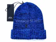Oakley Fathom Heather Blue/ Black Melange Snowboard Ski Beanie Skull Cap Hat