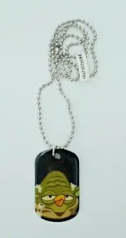 Angry Birds Star Wars Dog Tag Necklace Collectible Chain Animals Rare Kids Gift
