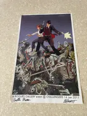 The Sixth Gun SIGNED By Cullen Bunn & Brian Hurtt Comic Art Print 2011 Oni Press