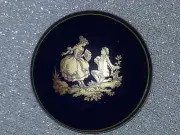 LIMOGES Box Cobalt Blue Porcelain bought in 1979 in Paris on Honeymoon. Free Sh