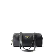 [Prada] Prada Medium Leather Shoulder Bag ONE SIZE BLACK