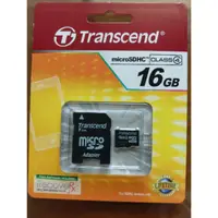 在飛比找蝦皮購物優惠-Transcend microSDHC 16GB