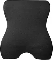 GANAZONO Car Seat Back Cushion Back Support for Chair Lumbar Ergonomic Driver Home Office Universal Relief Supports Sitting Driving Elderly Backrest Sedentary Chair Pillow Memory Foam Black