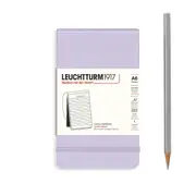 Notebook Hardcover Pocket, Ruled, 184 Pages (Lilac) - A6