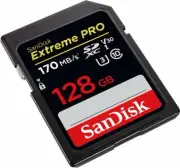 Sandisk 128GB Extreme Pro FS D850 4K UHD SD card for Nikon D500 D810 D810A D750