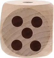 CORHAD Large Wooden Dice Hand Painted Game Dice for Family Fun and Learning Portable Blank Wood Dice for Tabletop Games and Educational Activities for Gambling