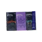 Kleenex Facial Pocket Tissue, 3-ply, 10 Tissues Per Box, 3 Boxes Total 30